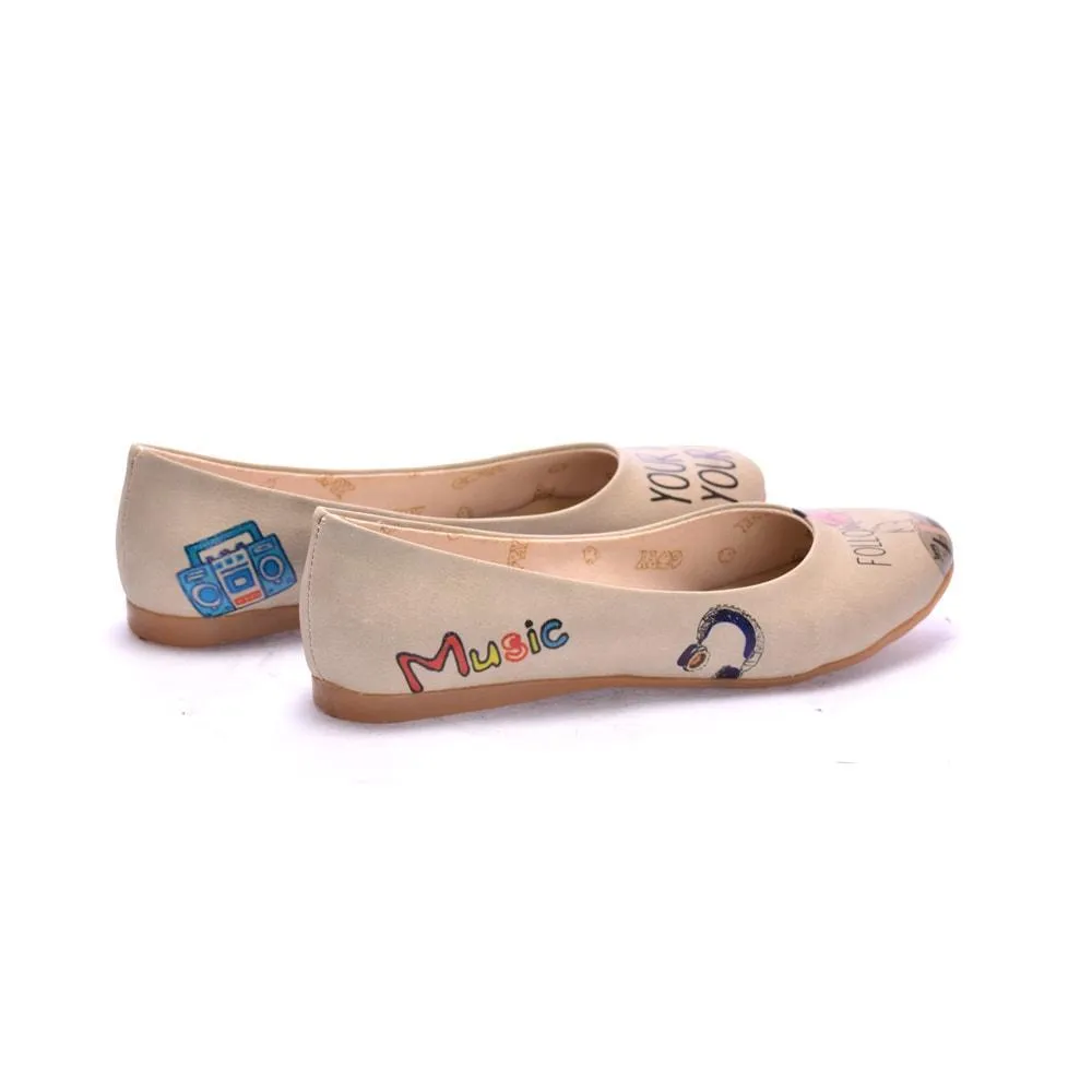 Your Dream: Guitar Ballerinas Shoes 2018