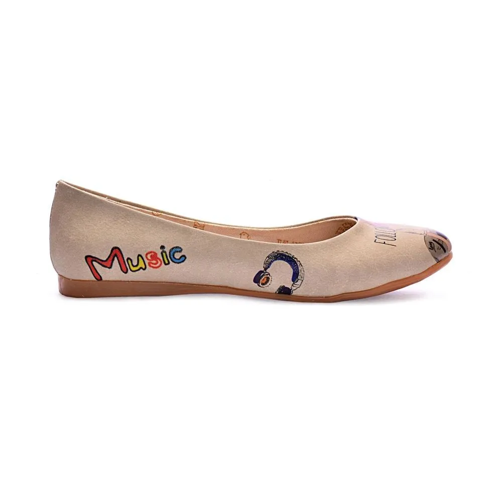 Your Dream: Guitar Ballerinas Shoes 2018