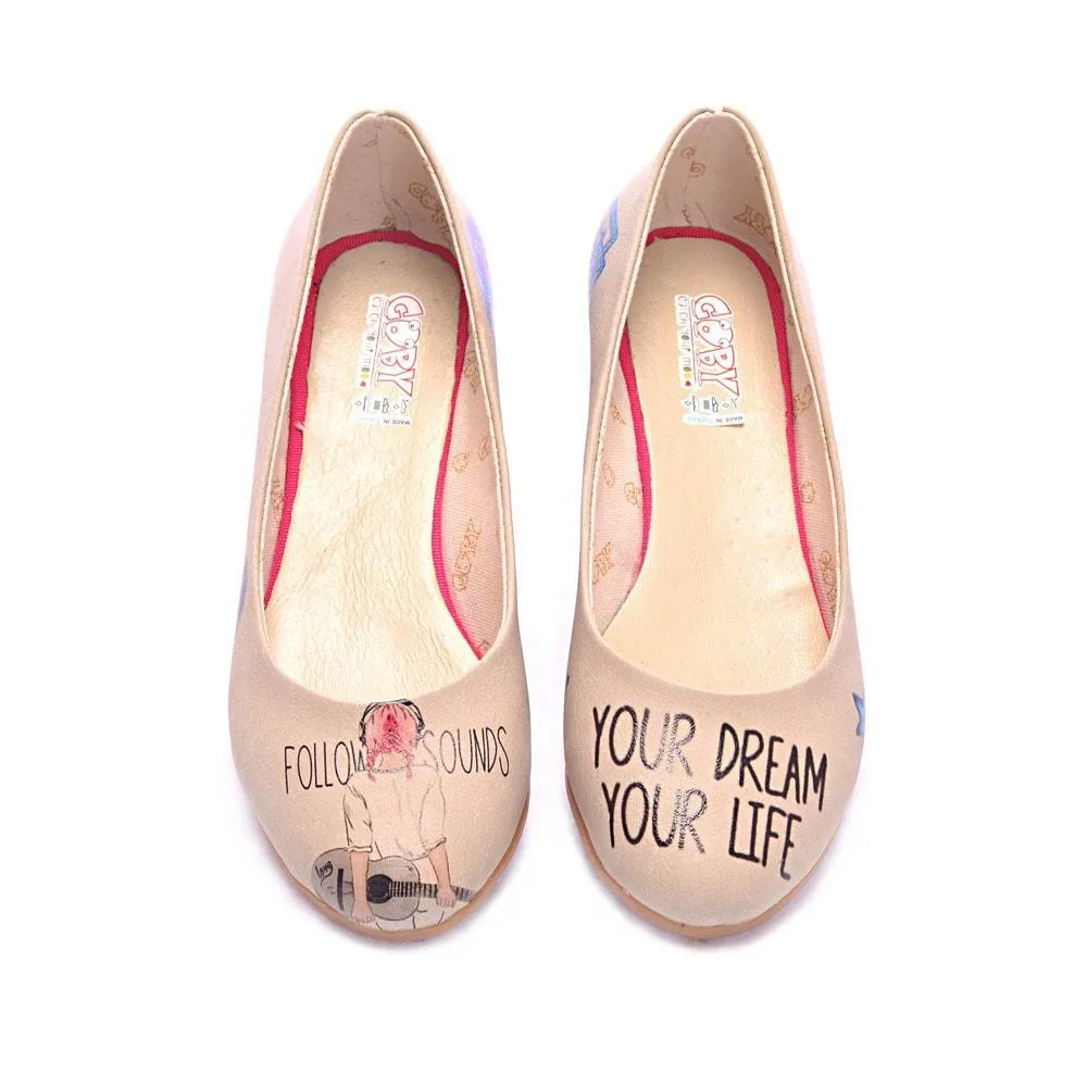 Your Dream: Guitar Ballerinas Shoes 2018