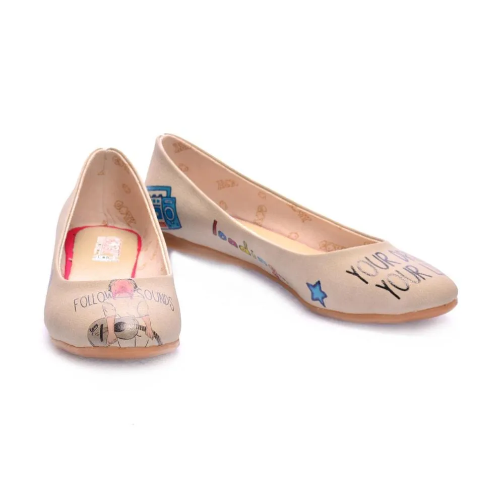 Your Dream: Guitar Ballerinas Shoes 2018